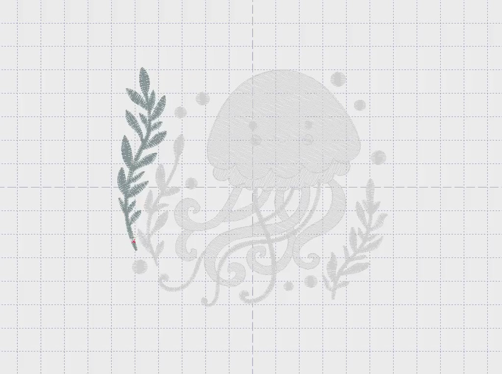 Jellyfish embroidery design - Octopus embroidery designs machine embroidery pattern - Ocean animals embroidery - instant digital download