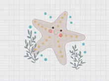 Carica e avvia il video nel visualizzatore di galleria, Starfish embroidery designs - Ocean Sea Star embroidery design machine embroidery pattern - Stars rippled design - kids embroidery ocean jef
