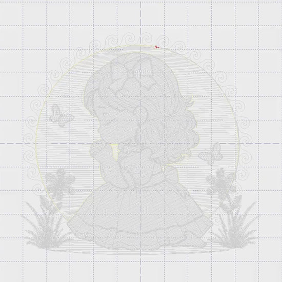 Praying girl embroidery designs - First Communion embroidery design machine embroidery pattern - Christian embroidery file - Christening