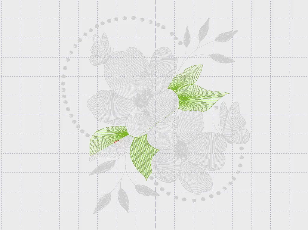 Delicate flower embroidery designs - Butterfly embroidery design machine embroidery pattern - Floral embroidery file - instant download pes