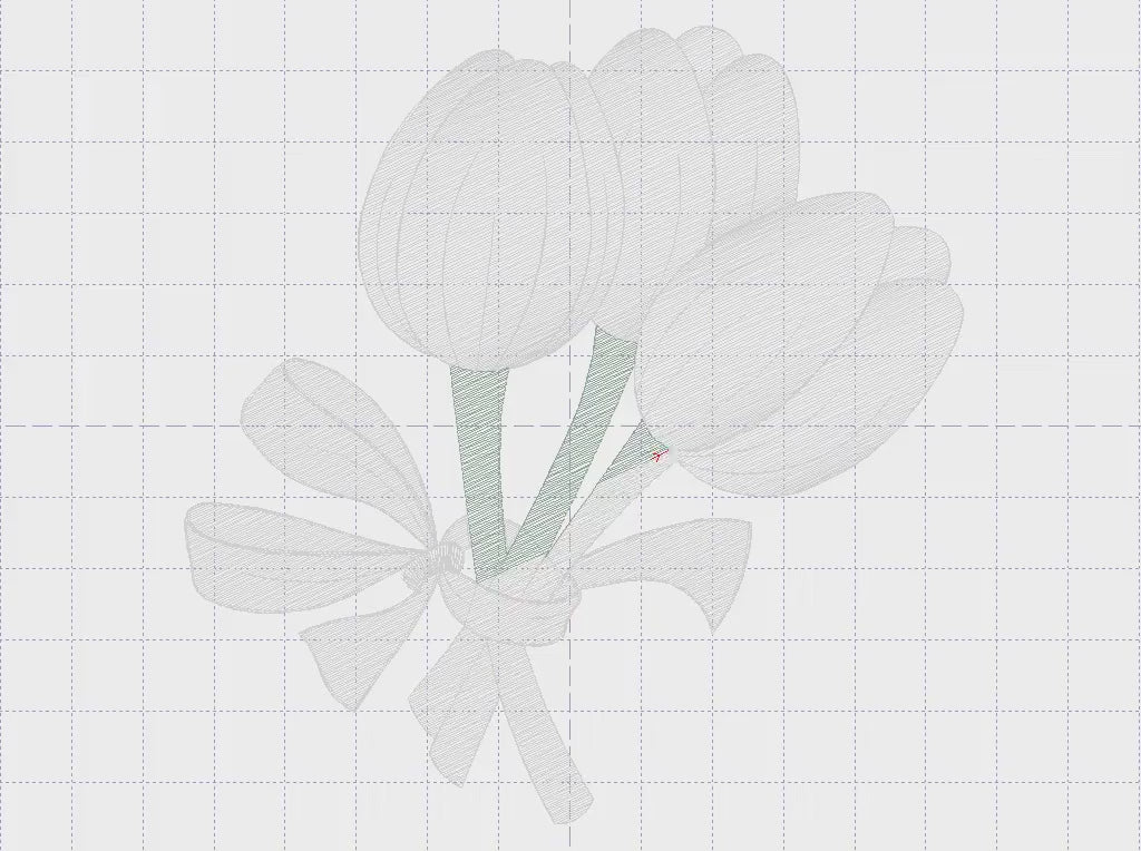 Tulip bouquet embroidery designs - Flower embroidery design machine embroidery pattern - Tulips embroidery file - instant download pes jef