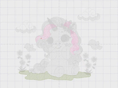 Unicorn embroidery designs - Baby Girl embroidery design machine embroidery pattern - Unicorns embroidery file - Fairy tale magical Fantasy