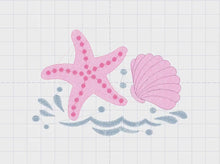 Carica e avvia il video nel visualizzatore di galleria, Starfish embroidery designs - Star sea embroidery design machine embroidery pattern - Mermaid embroidery design - Shell embroidery ocean
