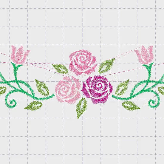 Roses embroidery designs - Flower embroidery design machine embroidery pattern - Floral embroidery file - instant embroidery download pes