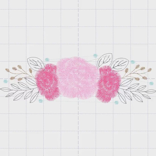 Roses embroidery designs - Towel embroidery design machine embroidery pattern - Rose embroidery file - kitchen embroidery - instant download