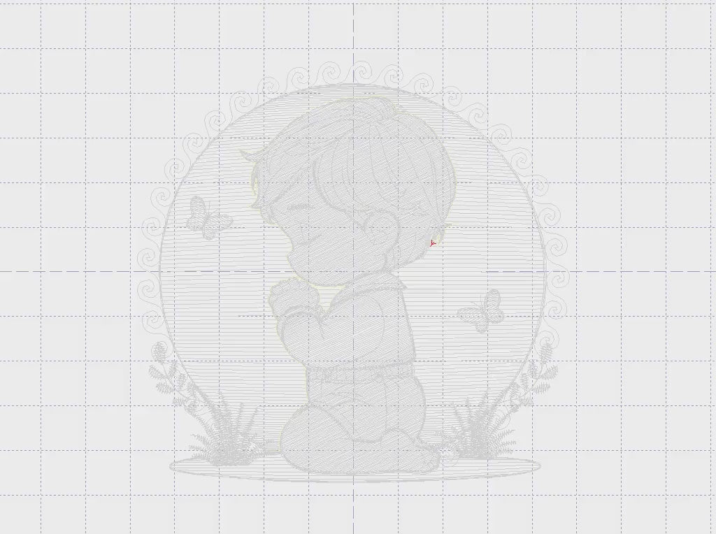 Praying boy embroidery designs - Baby boy embroidery design machine embroidery pattern - Catholic embroidery file - instant download pes jef