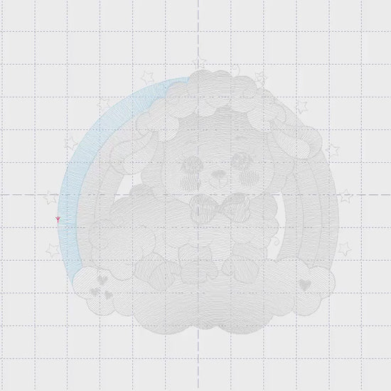 Sheep with rainbow embroidery design - Rainbow embroidery designs machine embroidery pattern - baby girl embroidery file newborn embroidery