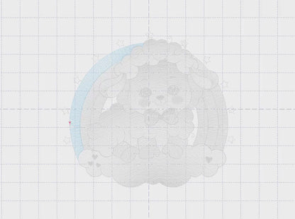 Sheep with rainbow embroidery design - Rainbow embroidery designs machine embroidery pattern - baby girl embroidery file newborn embroidery