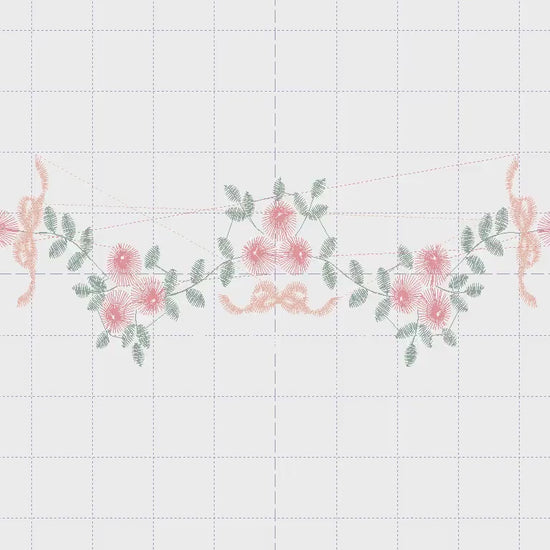 Flowers embroidery designs - Roses embroidery design machine embroidery pattern - Entwined roses embroidery file - instant download towel