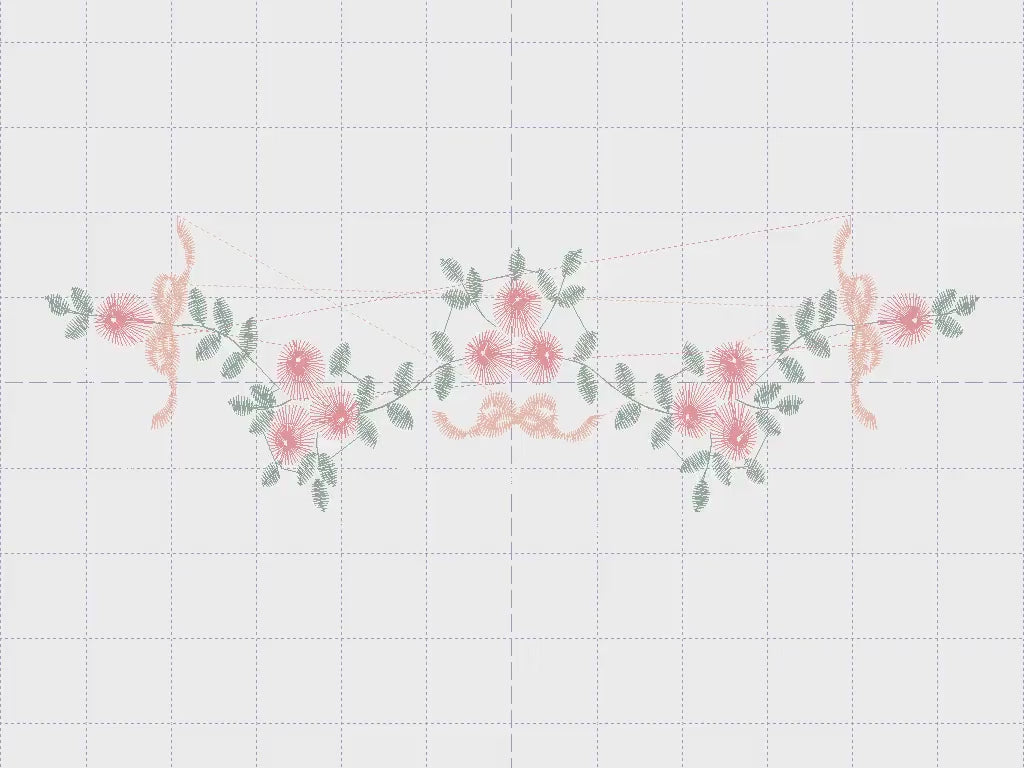 Flowers embroidery designs - Roses embroidery design machine embroidery pattern - Entwined roses embroidery file - instant download towel
