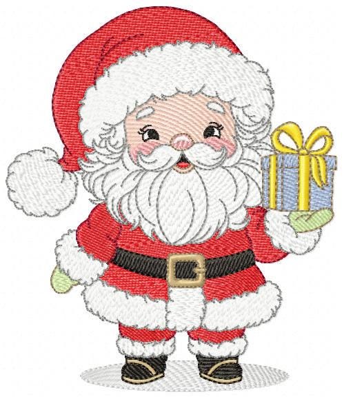 Santa Claus embroidery designs - Ho ho ho Xmas Saint Nicholas machine embroidery pattern - Instant digital download pes jef dst hus vp3 xxx - Marcia Embroidery