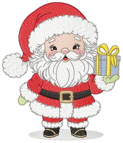Santa Claus embroidery designs - Ho ho ho Xmas Saint Nicholas machine embroidery pattern - Instant digital download pes jef dst hus vp3 xxx - Marcia Embroidery