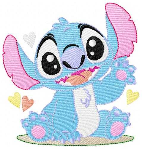 Stitch embroidery design - Lilo and Stitch Cartoon machine embroidery pattern - Baby boy and girl file - Instant digital download pes jef - Marcia Embroidery