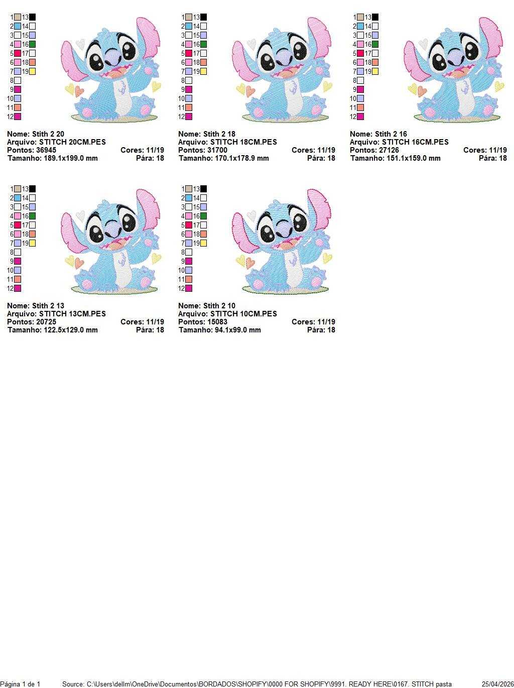 Stitch embroidery design - Lilo and Stitch Cartoon machine embroidery pattern - Baby boy and girl file - Instant digital download pes jef - Marcia Embroidery