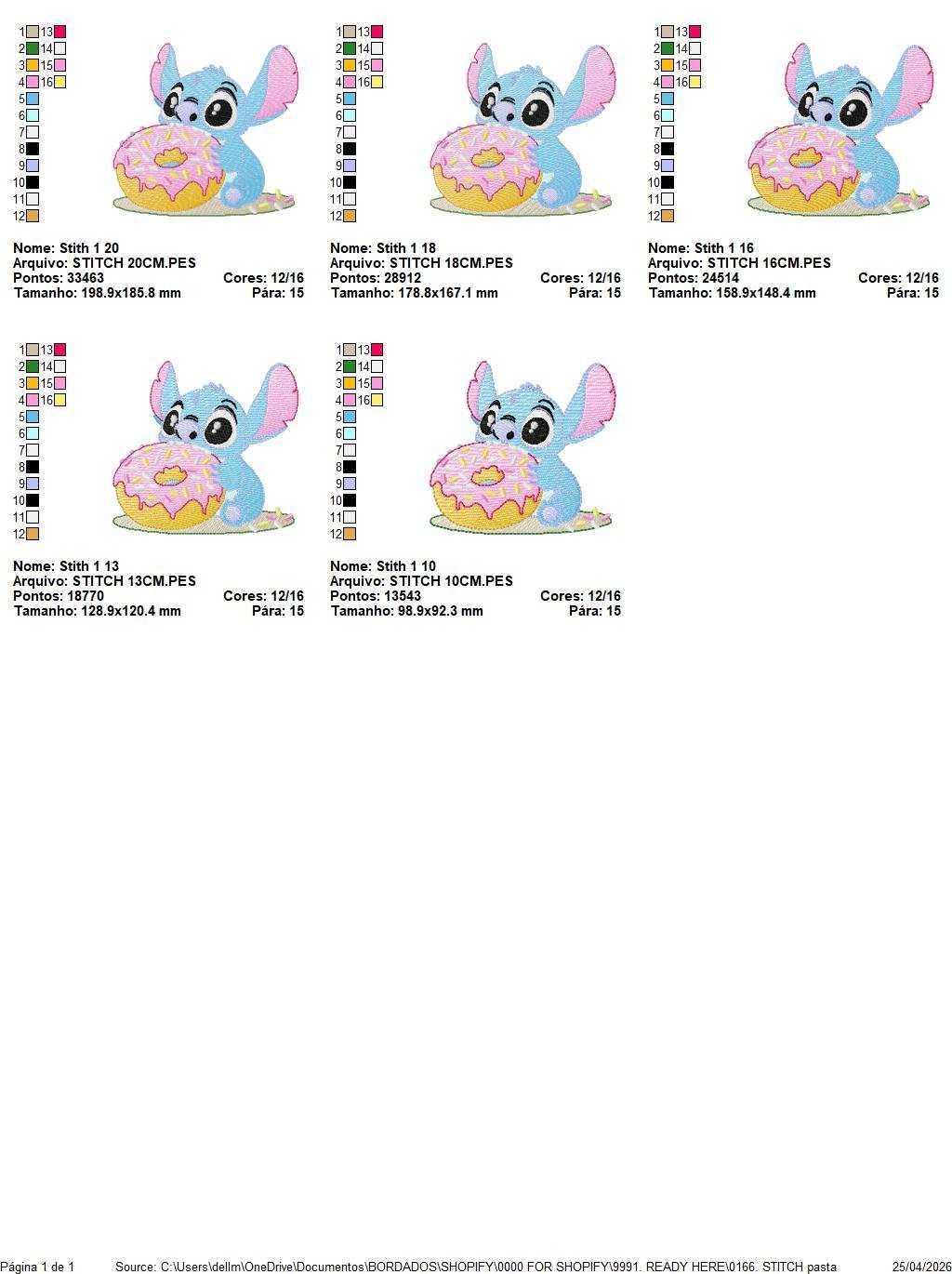 Stitch embroidery design - Lilo and Stitch Cartoon machine embroidery pattern - Baby boy and girl file - Instant digital download pes jef - Marcia Embroidery