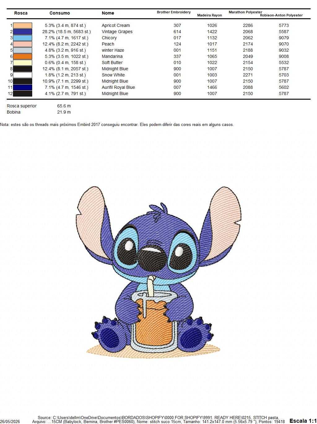Stitch embroidery design - Lilo and Stitch Cartoon machine embroidery pattern - Baby boy and girl file - Instant digital download pes jef dst - Marcia Embroidery