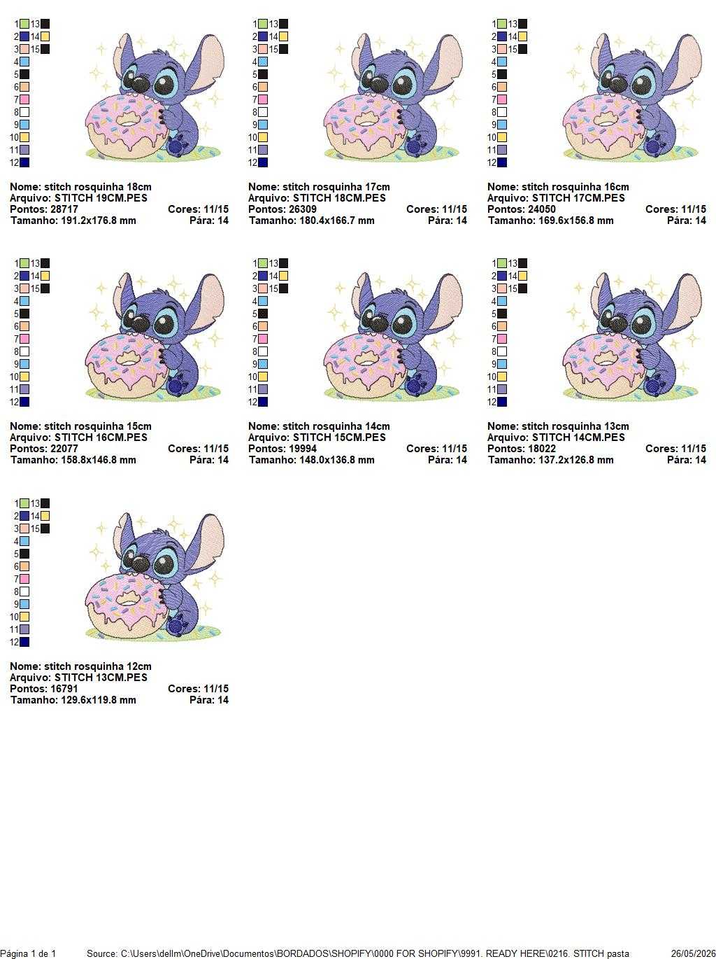 Stitch embroidery design - Lilo and Stitch Cartoon machine embroidery pattern - Baby boy and girl file - Instant digital download pes jef dst - Marcia Embroidery