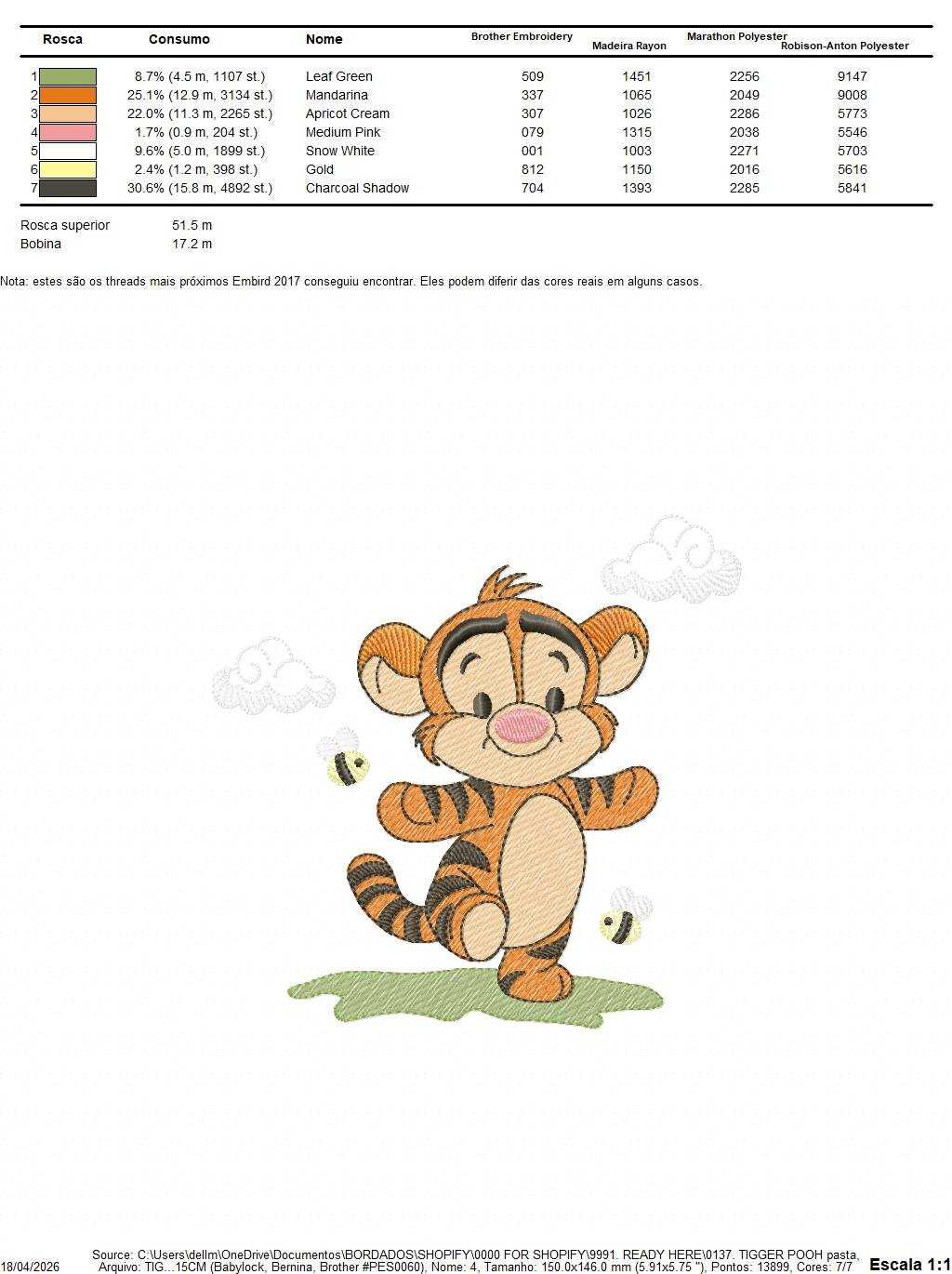 Tigger embroidery design - Winnie the Pooh Bear Cartoon machine embroidery pattern - Baby boy and girl file - Instant digital download pes jef - Marcia Embroidery
