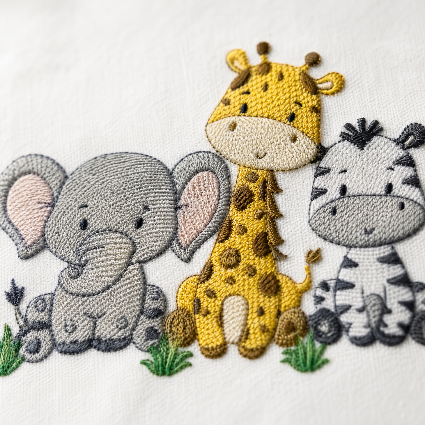 Safari embroidery designs - Elephant embroidery design machine embroidery pattern - Giraffe embroidery file - Zebra embroidery download pes (Copy)