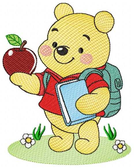 Winnie the Pooh embroidery design - Winnie the Pooh Bear Cartoon machine embroidery pattern - Baby boy and girl file - Instant digital download pes jef dst - Marcia Embroidery
