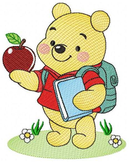 Winnie the Pooh embroidery design - Winnie the Pooh Bear Cartoon machine embroidery pattern - Baby boy and girl file - Instant digital download pes jef dst - Marcia Embroidery