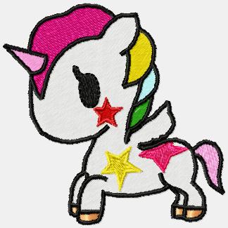 Unicorn - Tokidoki embroidery design machine embroidery pattern