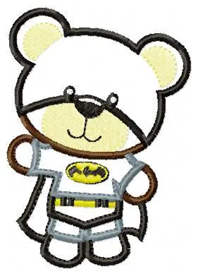 Hero Bear embroidery design machine embroidery pattern - Superman, Captain America, Spiderman, Batman, Green Lantern, Thor,  Flash,  Marvel Marcia Embroidery