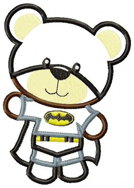 Hero Bear embroidery design machine embroidery pattern - Superman, Captain America, Spiderman, Batman, Green Lantern, Thor,  Flash,  Marvel Marcia Embroidery