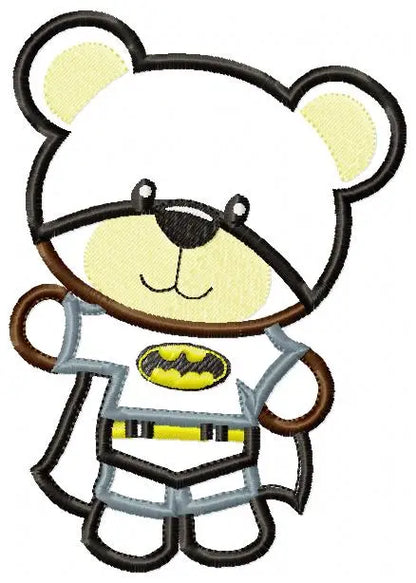Hero Bear embroidery design machine embroidery pattern - Superman, Captain America, Spiderman, Batman, Green Lantern, Thor,  Flash,  Marvel Marcia Embroidery
