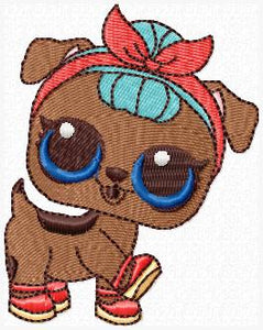 LOL Dolls PETS embroidery design machine embroidery pattern