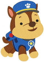 Cargar imagen en el visor de la galería, Paw Patrol embroidery designs - Baby boy embroidery design machine embroidery pattern - Zuma Chase Rubble Skye Marshall Ryder Rocky
