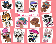 Charger l&#39;image dans la galerie, LOL Dolls PETS embroidery design machine embroidery pattern
