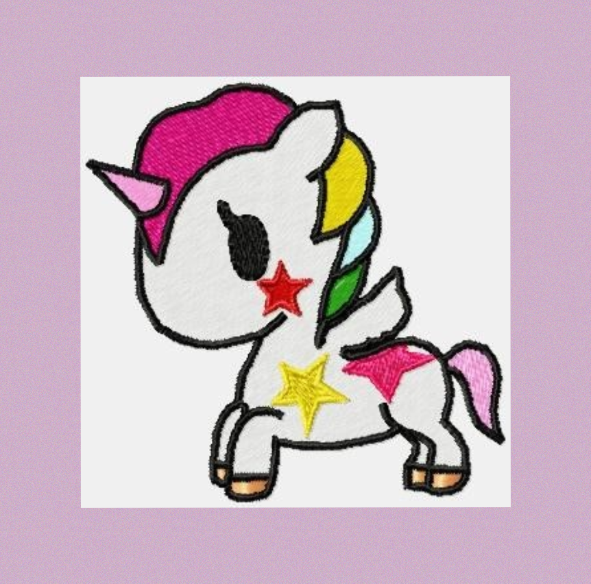 Unicorn - Tokidoki embroidery design machine embroidery pattern ...