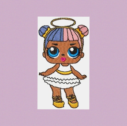 LOL Dolls embroidery design machine embroidery pattern