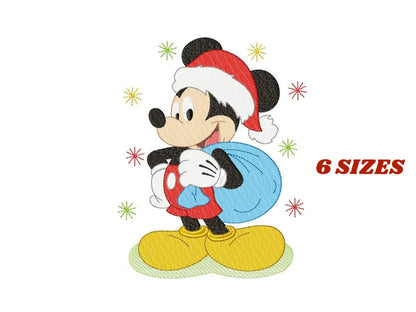 Mickey Santa Claus embroidery design machine embroidery pattern Marcia Embroidery