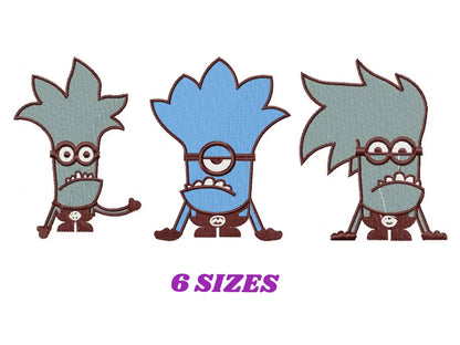 Bad Minion embroidery design - Minions embroidery design machine embroidery pattern - Instant download Marcia Embroidery