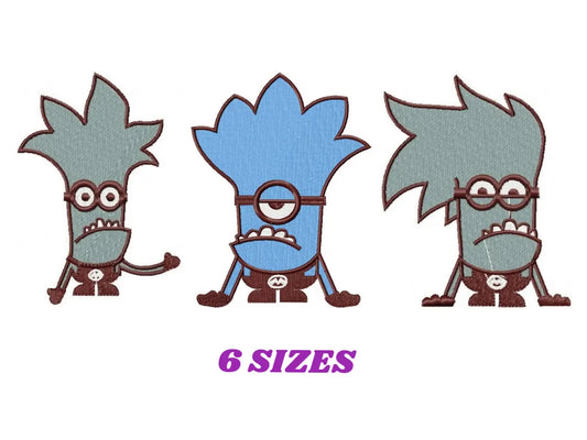 Bad Minion embroidery design - Minions embroidery design machine embroidery pattern - Instant download Marcia Embroidery