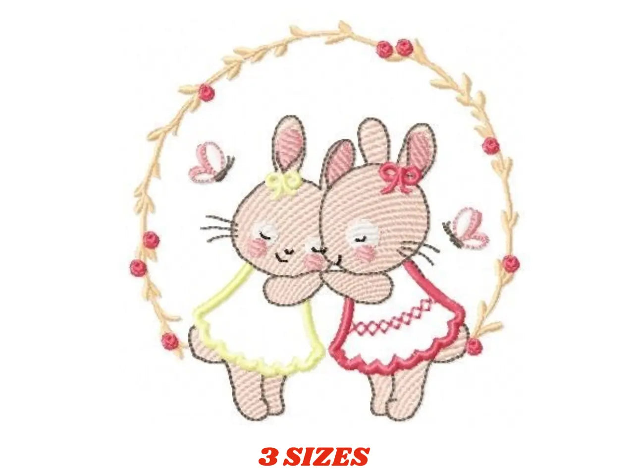 Bunny embroidery design Rabbit embroidery designs machine embroidery pattern baby embroidery file newborn embroidery mama rabbit Marcia Embroidery