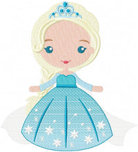 Laden Sie das Bild in den Galerie-Viewer, Elsa embroidery design machine embroidery pattern - Disney Princess
