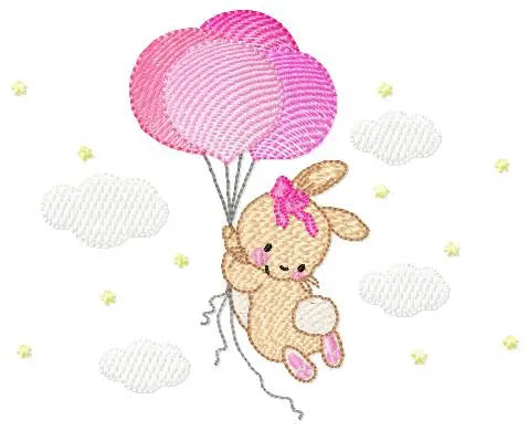 Bunny - Rabbit embroidery design machine embroidery pattern Marcia Embroidery