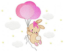 Cargar imagen en el visor de la galería, Bunny - Rabbit embroidery design machine embroidery pattern
