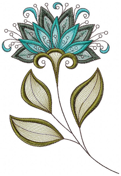 Flowers embroidery designs - Rippled Flower embroidery design machine embroidery pattern - Lily embroidery file - floral embroidery Lillies