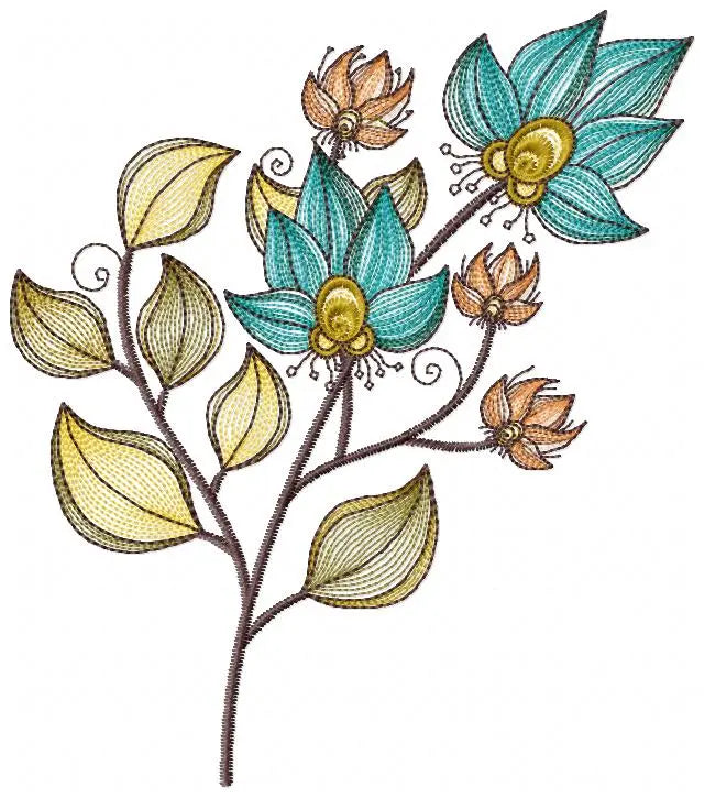 Flowers embroidery designs - Rippled Flower embroidery design machine embroidery pattern - Lily embroidery file - floral embroidery Lillies Marcia Embroidery