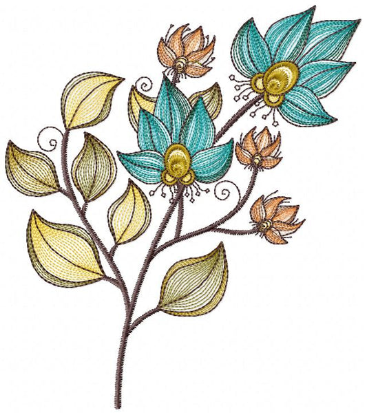 Flowers embroidery designs - Rippled Flower embroidery design machine embroidery pattern - Lily embroidery file - floral embroidery Lillies