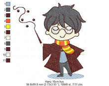 Load image into Gallery viewer, Harry Potter embroidery design machine embroidery pattern
