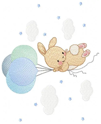 Bunny - Rabbit embroidery design machine embroidery pattern Marcia Embroidery