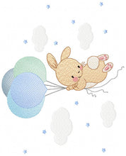 Cargar imagen en el visor de la galería, Bunny - Rabbit embroidery design machine embroidery pattern
