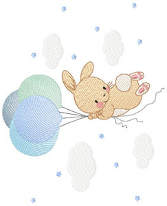 Bunny - Rabbit embroidery design machine embroidery pattern