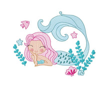 Charger l&#39;image dans la galerie, Mermaid embroidery designs - Princess embroidery design machine embroidery pattern
