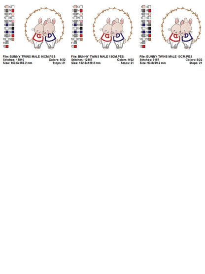 Bunny embroidery design Rabbit embroidery designs machine embroidery pattern baby embroidery file kid embroidery rabbit with frame